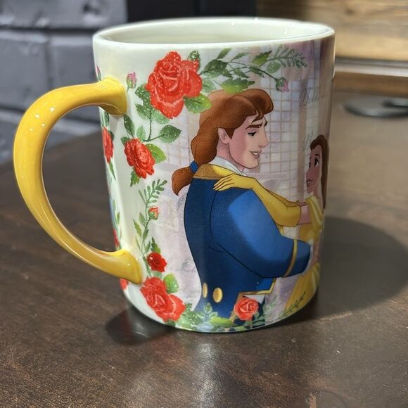 Disney Beauty and the Beast Heart Cutout Coffee Mug - Picture 7 of 10